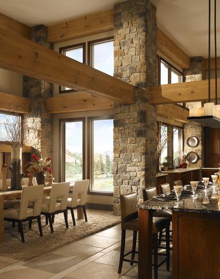 Kamenný obklad — realizace