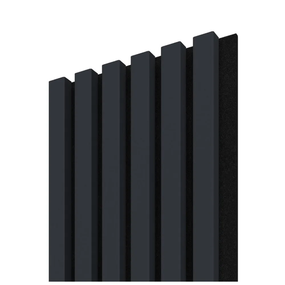 Akustický panel v antracitovém odstínu