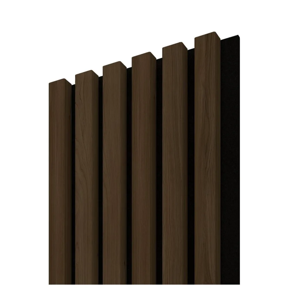 Detail akustického panelu z dřevěných lamel
