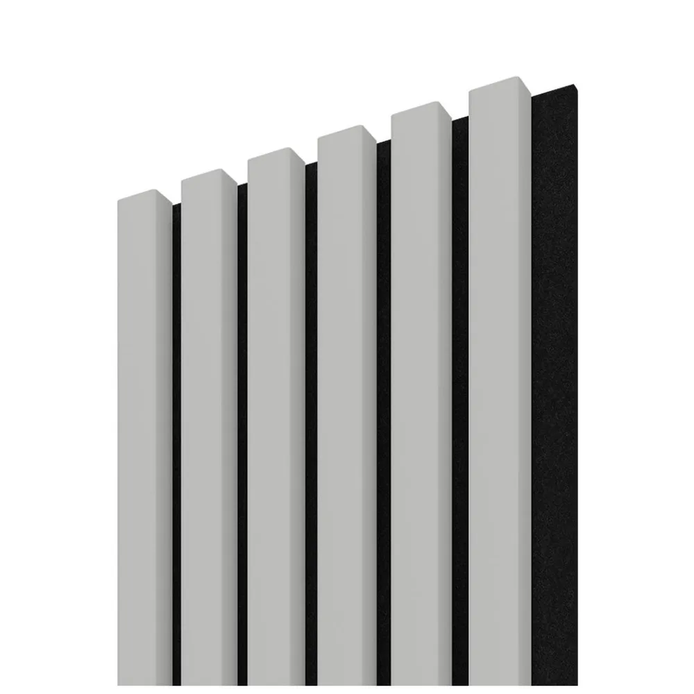 Akustický panel ve světle šedém odstínu