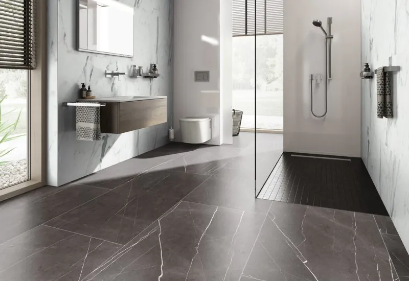 Carrara Vained White