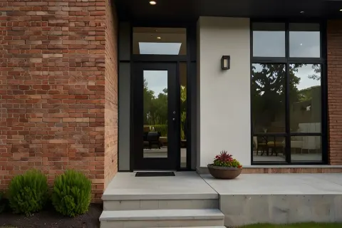 Cihlová fasáda klinker