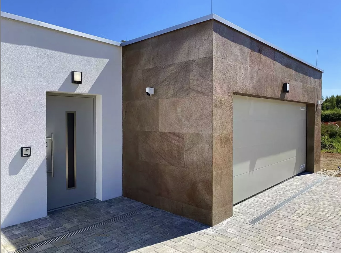 Kamenná dýha — fasáda